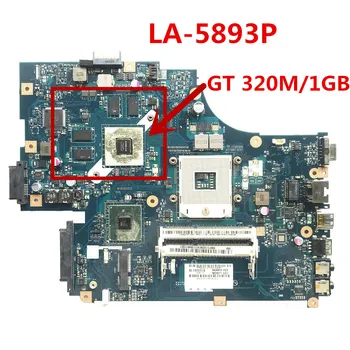

MBWUV02001 For ACER 5741 5741G Laptop Motherboard MB.WUV02.001 NEW71 LA-5893P HM55 DDR3 MB 100% Tested Fast Ship