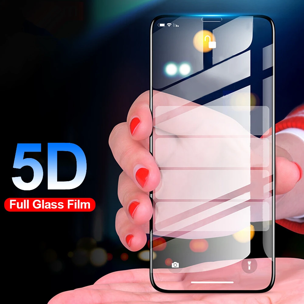 

5D Curved Edge Full Cover Tempered Glass for iPhone 6 glass iPhone 7 Glass 6s X 8 Plus Screen Protector Film (Better3D) 7plus
