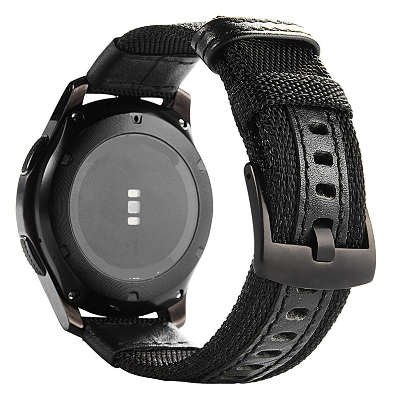

20mm 22mm Woven Nylon Replacement Strap Sport Wristband Bracelet For Samsung Gear S3 S2 Sport Galaxy Watch/ Ticwatch Pro/Amazfit