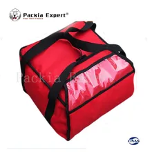Пакет для доставки еды для 13 дюймов пиццы 36*36*18 см пиццы термоизоляционный пакет сумка для доставки пиццы-красный цвет вынос еды