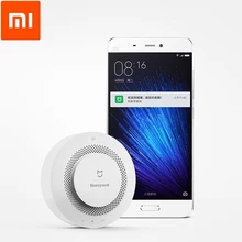 Лучший! Xiaomi Mijia Пожарная сигнализация Детектор дыма Умный дом Пульт дистанционного управления APP