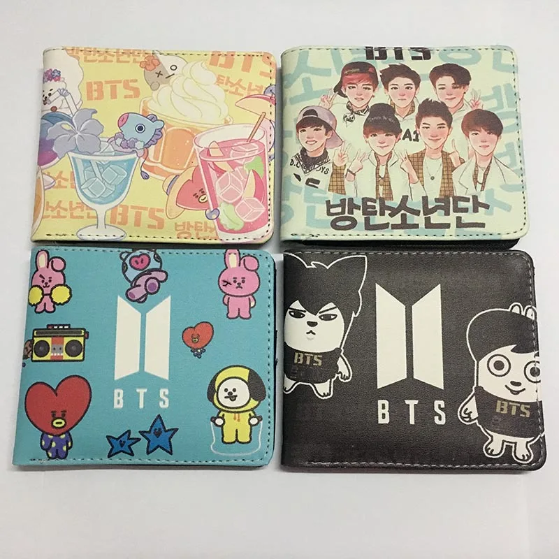 

Cute Cartoon Anime Wallet PU Leather Purse Student Card Holder Bag Fashion Casual Short Wallet Summer Style Creative Gift Wallet