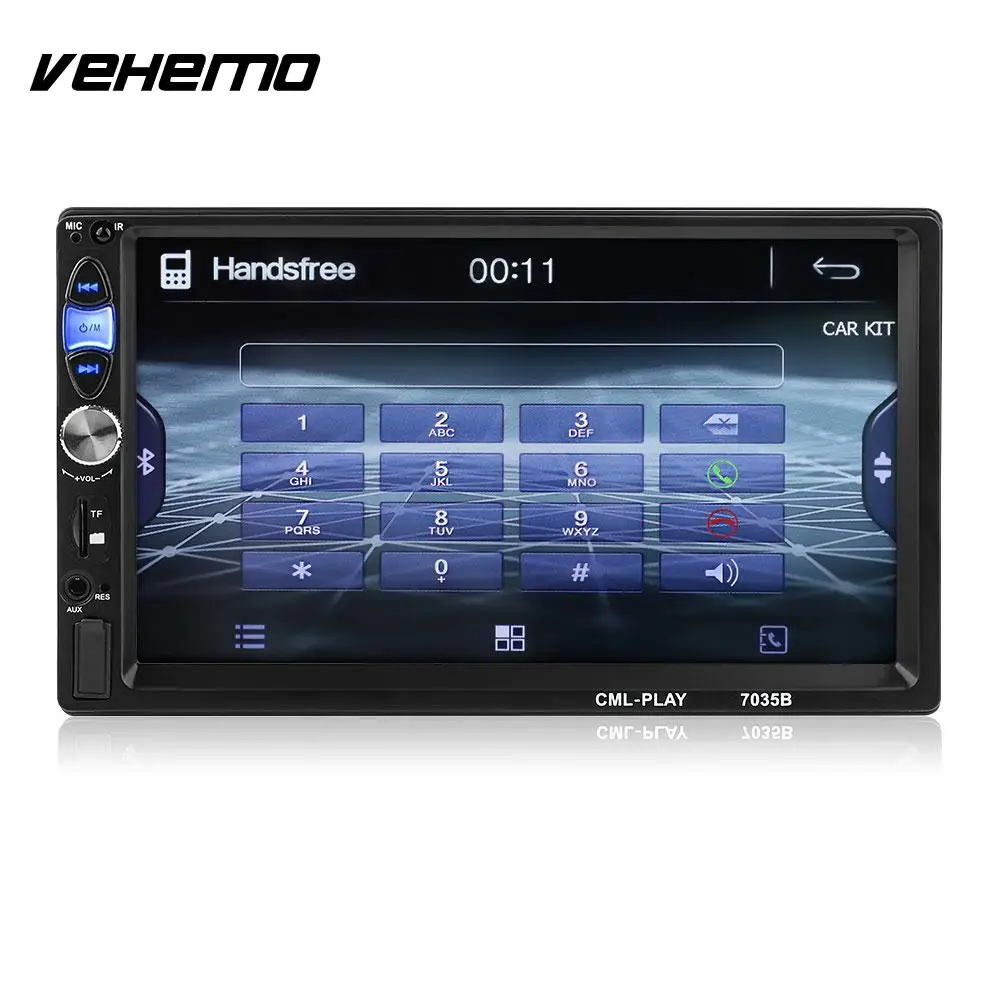 

Vehemo FM/USB/AUX Car MP5 Player Support TF Card MP5 Player Smart Radio Auto MP5 Player Automotive Flexible FM Radio