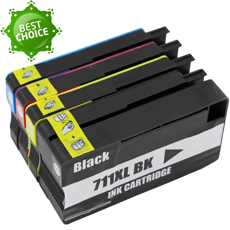 

Strong compatibility High capacity 1 Set Ink Cartridge for HP 711 XL full ink for HP711 for HP 711XL DesignJet T120 T520 printer