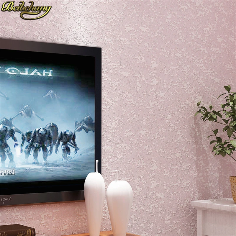 beibehang Modern minimalist solid wall paper room silicone bath mud 3D wallpaper bedroom living room background home decor