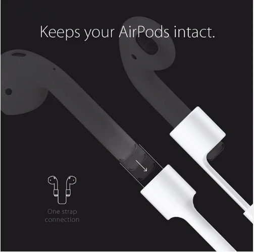 Anti Lost Silicone Strap Loop Cable Cord String Rope for Apple A irpods Air Pods Wireless Headphone E arpods Accessories