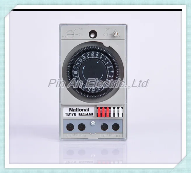 The timer TB178 time controller mechanical switch on the clockin