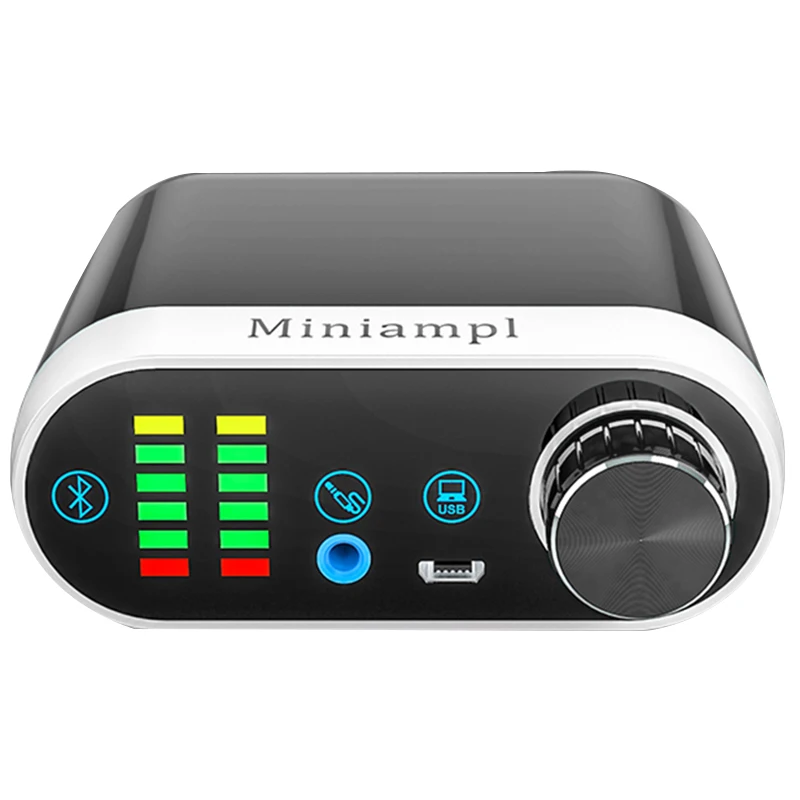 Bluetooth 5 0 HiFi TPA3116 усилитель мощности Цифровой 50 Вт * 2 стерео с аудио индикатором