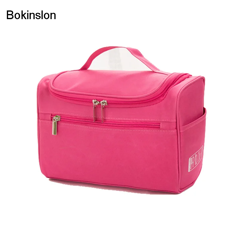 

Bokinslon Lady Cosmetic Cases Bag Fashion Nylon Multifunctional Storage Bags Women Female Toiletry Pouch Large Capacity