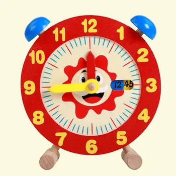 

Useful Manual Wood Alarm Clock Toy Puzzle Education Wood Subtraction Formulas Fun Funny Gadgets Interesting Toy For Children