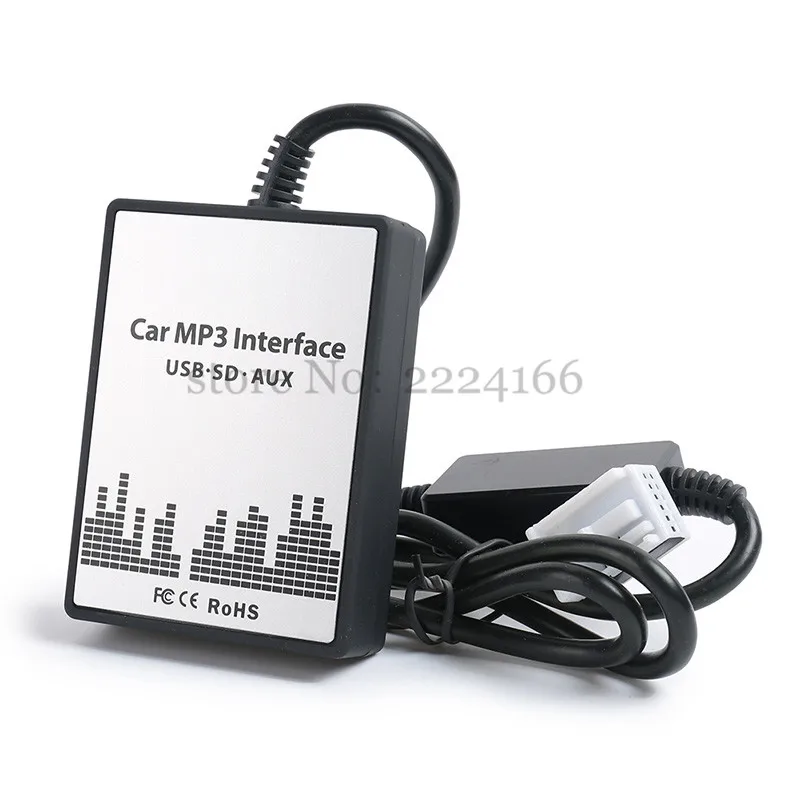 USB SD AUX автомобильное зарядное устройство MP3 музыкальный плеер адаптер CD машина