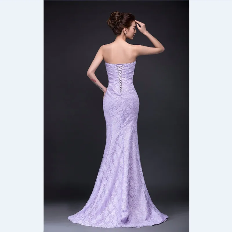 Женское длинное платье на шнурках DM 2670TWZ # весенне летнее фиолетовое красное
