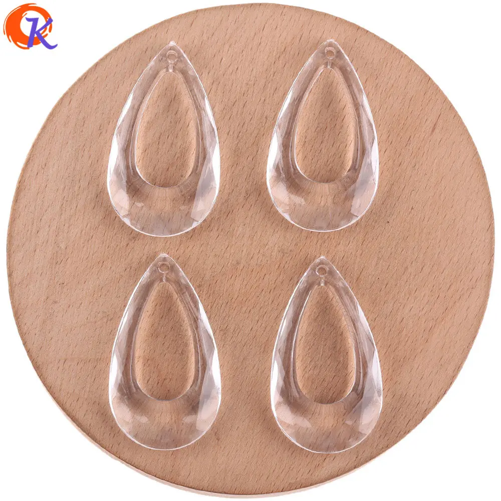 

Cordial Design 22x39mm 260Pcs Jewelry Accessories/Acrylic Beads/Drop Shape/Clear Beads/DIY Making/Hand Made/Earring Findings