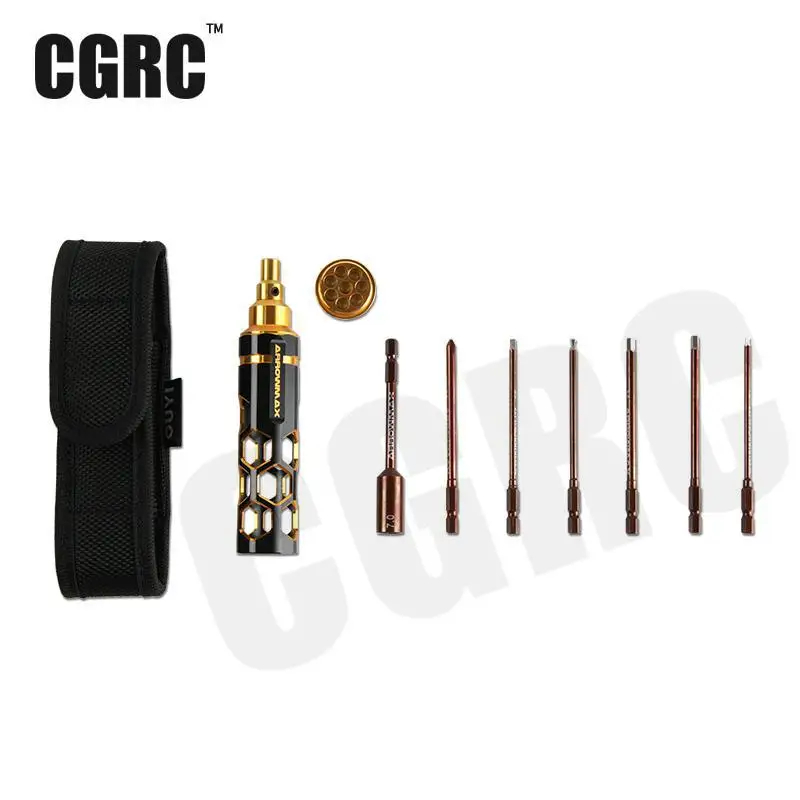 

7 In 1 Toolkit Alloy Metal Honeycomb Portable Kit Hex Screwdriver Socket Wrench For Rc Car