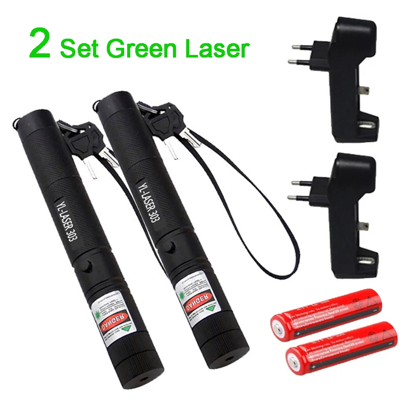 

Outdoor High Power Green Laser sight hunting Green Dot tactical 532 nm 5mW lasers 303 pointer verde lazer Pen Head Burning Match