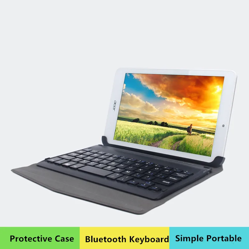 New Wireless Bluetooth Keyboard for Xiaomi4 8 inch Ultra-thin Tablet Holster Cover Shell Mipad 4 Case with | Компьютеры и офис