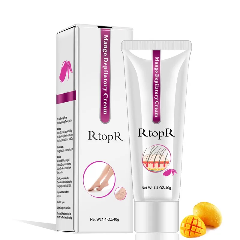Mango Depilatory Cream Body Painless Effective Hair Removal Cream Men Women Whitening Hand Leg Armpit Hair Loss Product 2018 new