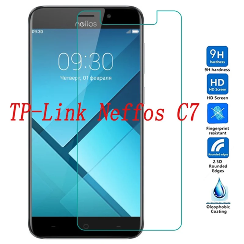 

9H Premium Safety Protective phone Film For TP-Link Neffos C7 Tempered Glass Film Screen Protector On TP Link C 7 TP910A TP910C