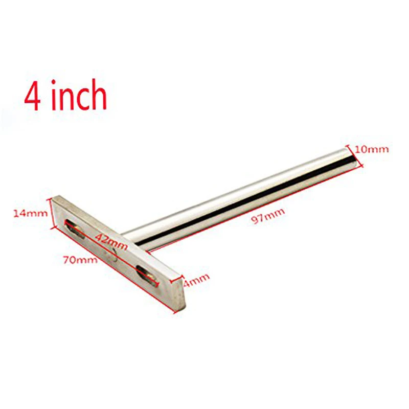 

Floating Shelf Brackets,Perfect Hardware for Wooden Shelves,Concealed Mount for Home Wall DIY,Silver (Packs of 4) (4 inches)