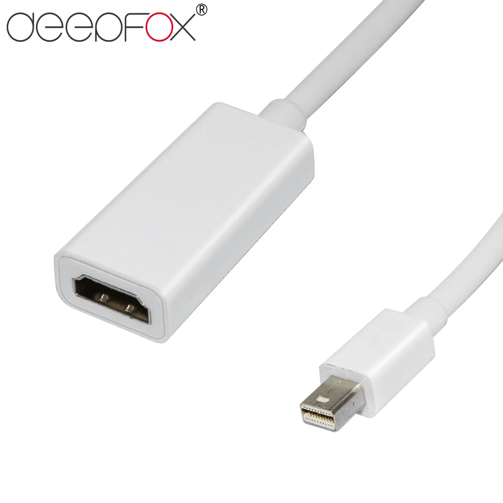 DeepFox Mini Display Port Thunderbolt DP cable To HDMI For Apple Macbook Pro Air Microsoft surface book pro