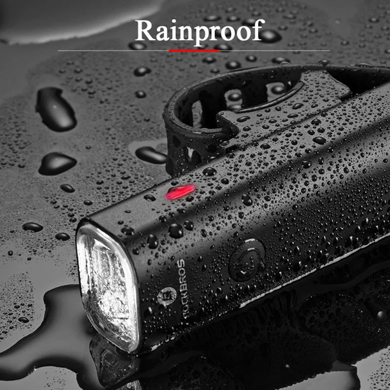 Discount ROCKBROS Bike Lights Usb Chargeable Rainproof MTB Bicycle Front Lamp Cycling Flashlight Bicycle Accessories 3