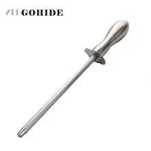 GUHD 1 шт. 30 см точильная палка профессиональная Магнитная точилка полностью железные кухонные инструменты подходящие металлические режущие инструменты ножи