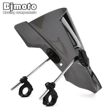 Bjmoto мотоцикл Pare-brise лобовое стекло экран для Yamaha FZ07 MT07- MT03 MT25 FZ09 MT09 FZ1 FZ8 YZFR6 Обтекатели ветра
