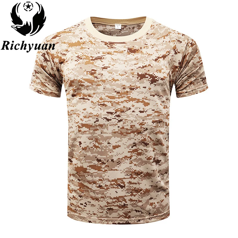2018 Top Sale Men s Tactical T Shirt Us Army T Shirt Military Camouflage t shirt 2