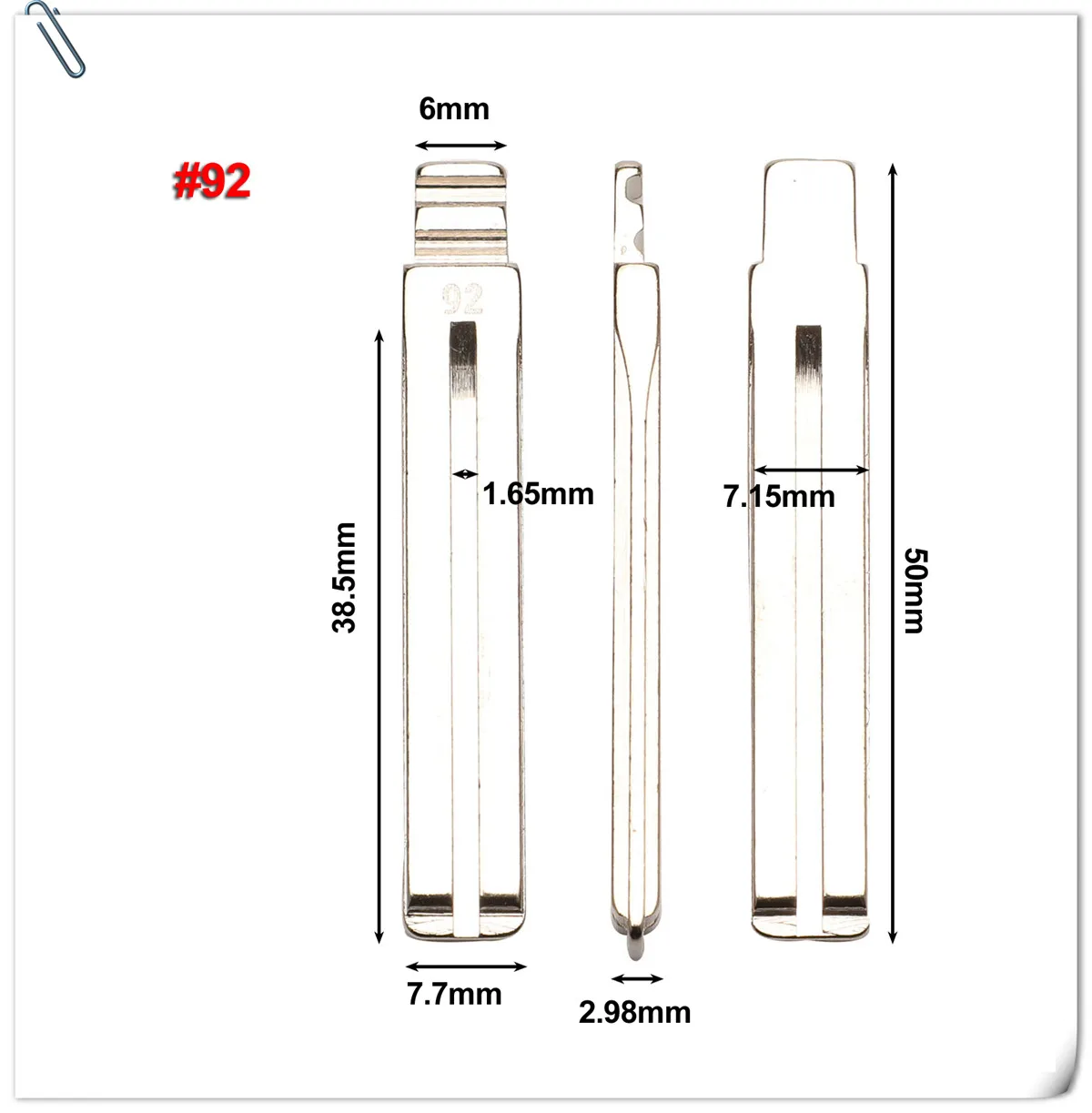 Jingyuqin#137#92 мета флип ключ пустой для Ssangyong Korando Actyon C200 S170 ACTYON KYRON REXTON Switchblade Uncut