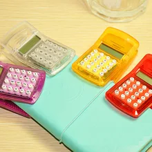 Unique Mini Multi Function File Clip Calculator (Random Color)