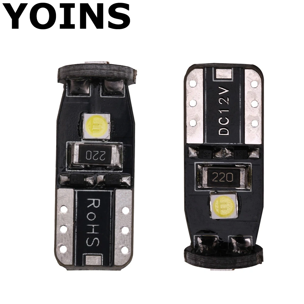 

100pcs T10 3030 LED Auto Clearance Lights W5W W10W 3SMD LED Car Door Light Reading Lamps License Plate Light Trunk light