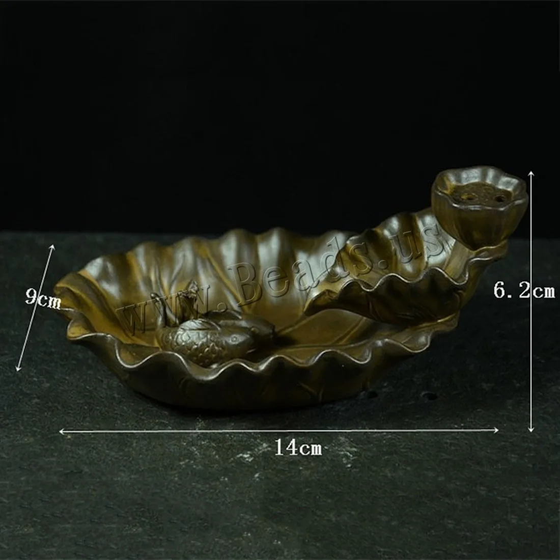 Lotus Flower Censer Backflow Incense Burner Ceramic Aromatherapy Furnace Aromatic Incense Holder Use In Home Office Teahouse