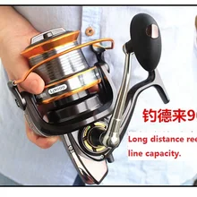 Новинка! Рыболовная катушка reel1000-9000 seires, полностью Металлическая проволочная чашка, Рыболовные катушки Big Shot, морская спиннинговая катушка