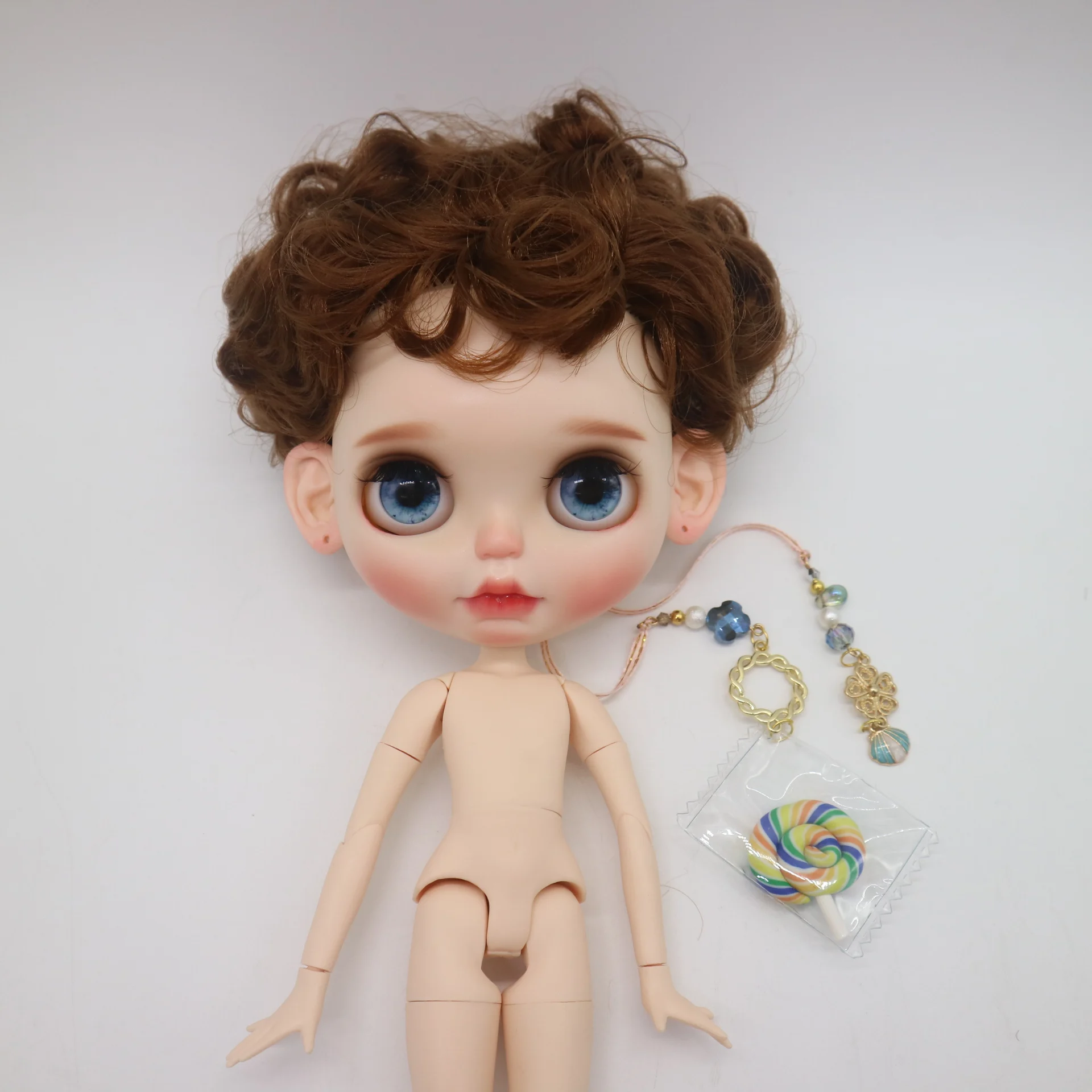 Изготовление на заказ кукла DIY цельная кукла без одежды Блит кукла для девочек Обнаженная Кукла Прекрасная кукла мальчик