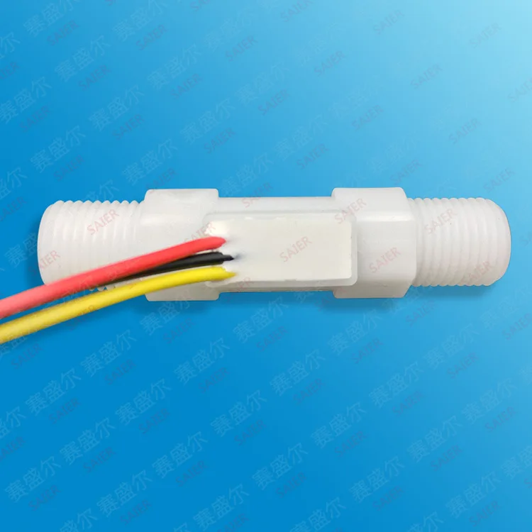 Water Flow Meter Flowmeter Hall Flow Sensor Indicator Counter Caudalimetro Water Heater 0.25-3.0L/min 0.8MPa 4.5-18V