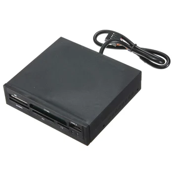 

3.5 '' ALL IN 1 internal USB 2.0 card reader reader 9-pin flasher memory sd ms cf