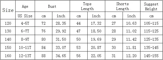 2019 Summer Girls Clothing For Teenage Short Sleeve Shirt Print Shorts Cotton Linen Kids Clothes Sets Fashion 2Pcs Children Suit (1)