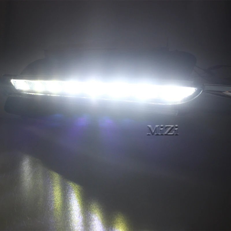 MZORANGE 2 шт. DRL для BMW X5 E70 2007 2008 2009 2010 Габаритные огни Дневной светильник Автомобильный светодиодный противотуманная фара светильник крышка
