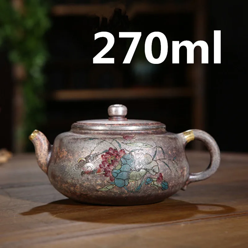 

Chinese Ceramic Teapot Yixing Zisha Teapot Tea Sets Porcelain 270ml New Arrived High Quality With Gift Box Safe Packaging