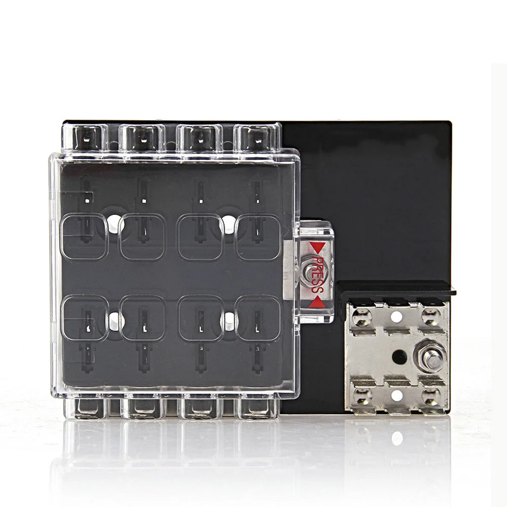 cover fuse box wiring librarycarchet car fuses box 12v 8 way block holder circuit fuse box with cover for auto