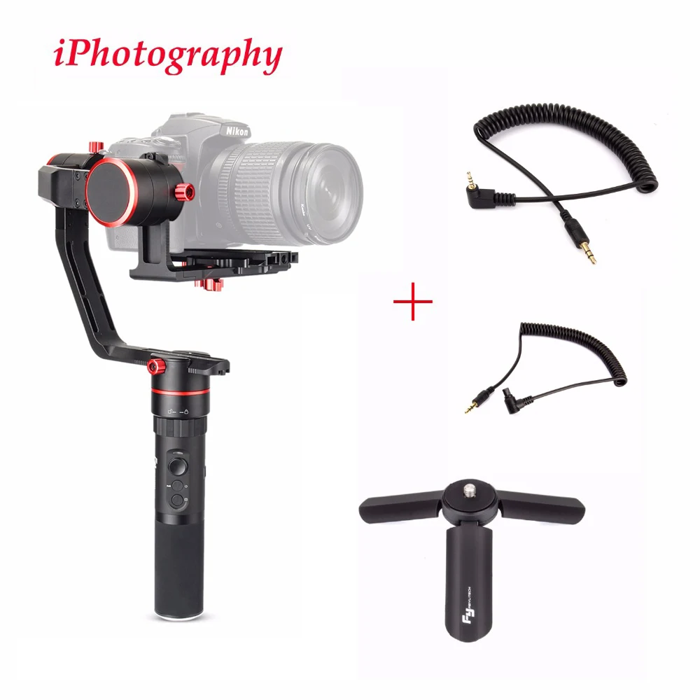 

FeiyuTech Feiyu a2000 3-Axis Handheld Gimbal Stabilizer for Canon 5D Series,SONY A7 Series a6500,for Panasonic GH4/GH5+2 Cable