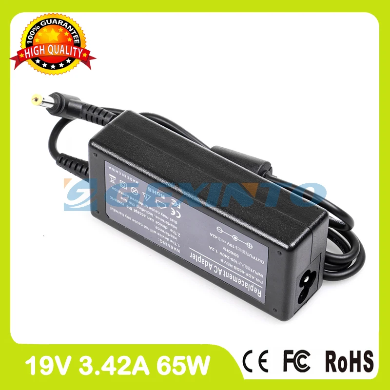 19V 3.42A 65W зарядное устройство для ноутбука адаптер переменного тока AP.06503.009 Acer Aspire