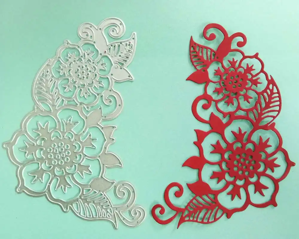 Lace Flower Corner Flower Corner Cutting Dies U-horizon DIY Scrapbooking Metal Embossing Stencil Template Mold for Album Paper Card Art Craft Lace Flower Corner Flower Corner Cutting Dies U-horizon DIY Scrapbooking Metal Embossing Stencil Template Mold for Album Paper Card Art Craft