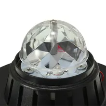US EU Plug Mini Rotating RGB Laser Projector Crystal Magic LED Ball Club Stage Light for Party KTV DJ Bar Disco