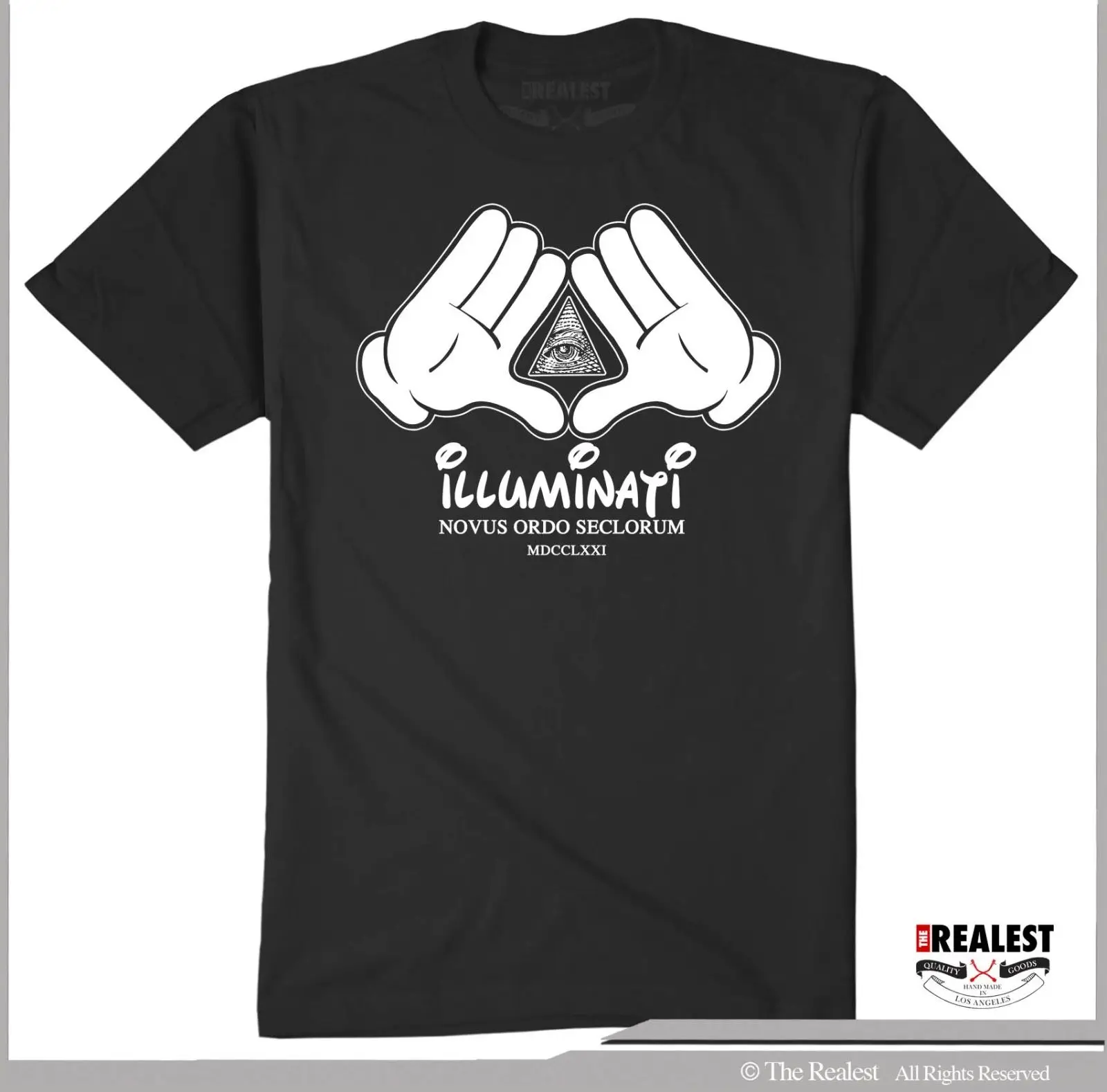 ILLUMINATI JAY Z руки Микки футболка различных цветов & SOCIETY SERET NWO 2019 модная модный стиль