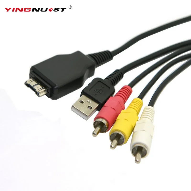 USB AV Cable for Sony VMC-MD2 SONY T500 T900 HX1 H20 W290 W275 W270 W230 W215