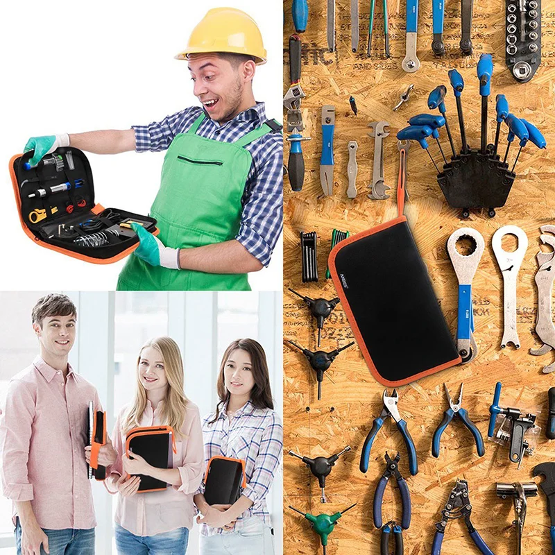 2018 New Adjustable Temperature Electric Soldering Iron Kit With Tool Carry Case Soldering Tips, Desoldering Pump