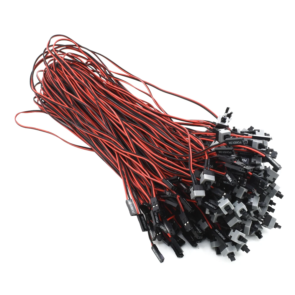 TISIRIC 10pcs 50cm Host Motherboard Computer PC power Switch button SW On/OFF Cable Reset Adapter Cord For BTC Mining Miner TISIRIC 10pcs 50cm Host Motherboard Computer PC power Switch button SW On/OFF Cable Reset Adapter Cord For BTC Mining Miner