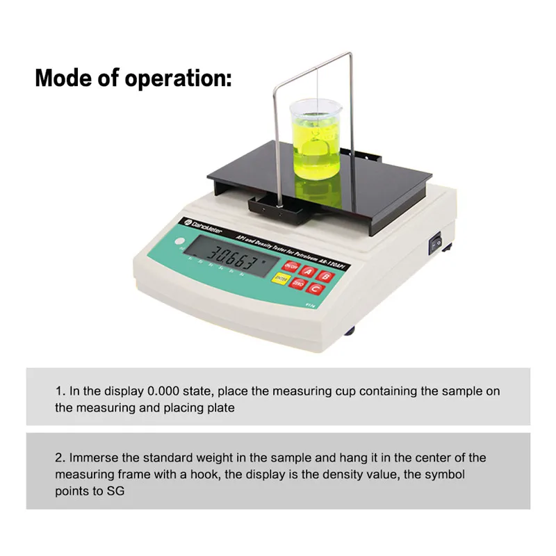 DH-300L электронный жидкостный денситометр цифровой плотностный гидрометр рефрактомер балансировочный гравиметр для Алкогольная эссенция