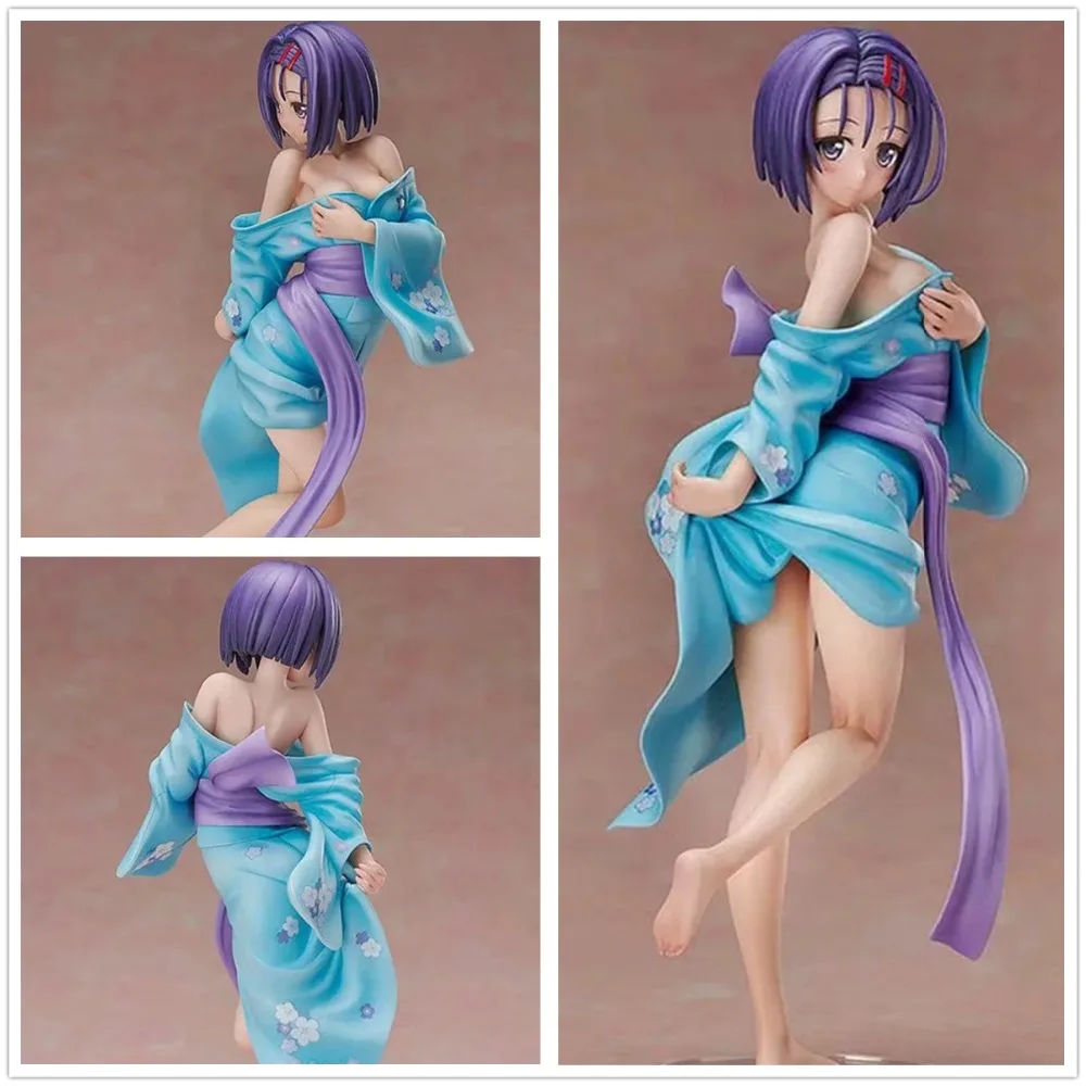 Аниме-фигурка Love Ru Darkness Haruna Sairenji Yukata Ver. 1/8 Масштаб Сексуальная взрослая ПВХ
